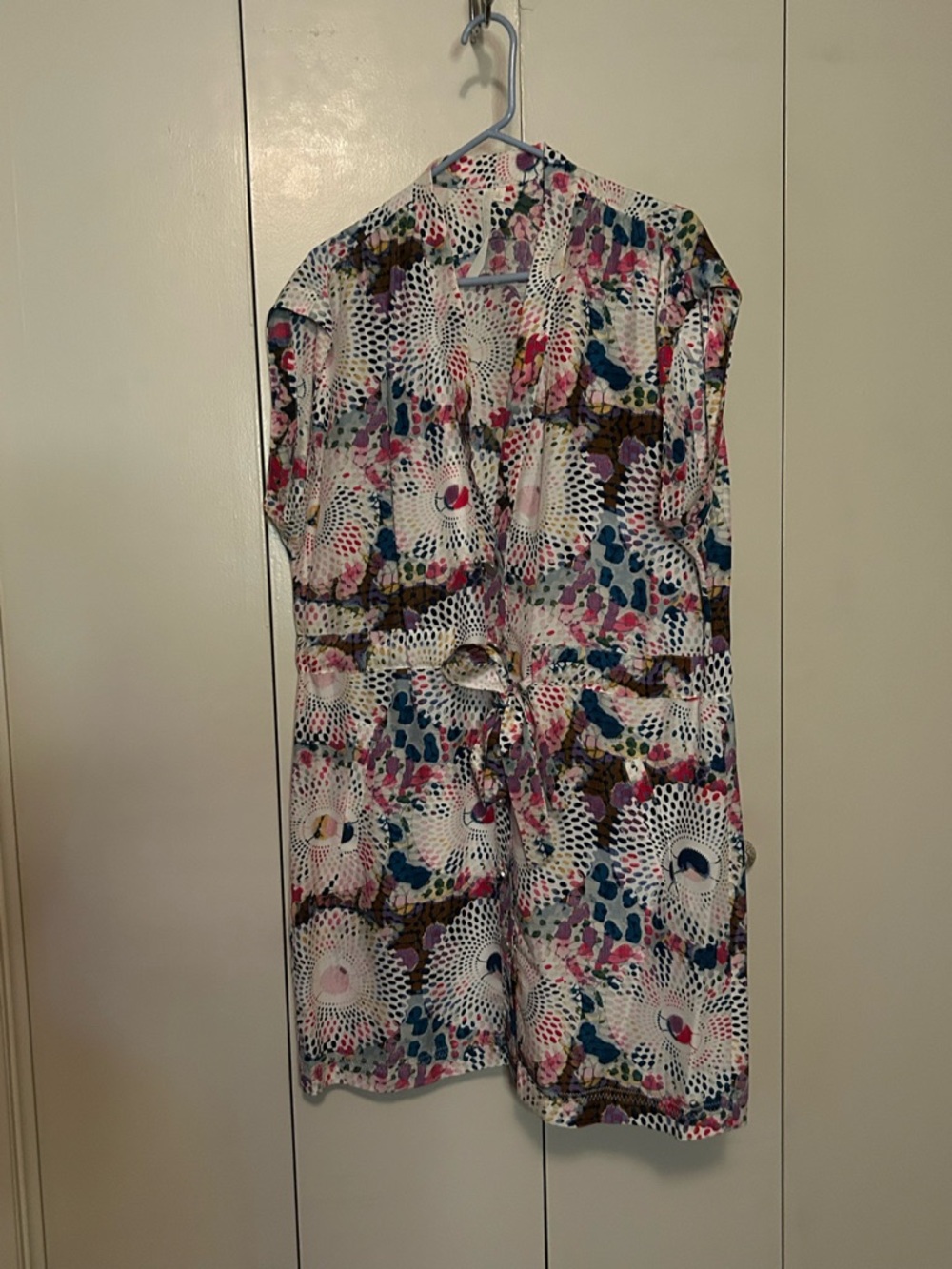 RACHEL Rachel Roy Multicolor Floral Print Dress - White Base